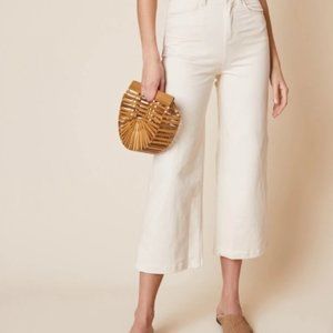 Whimsy + Row Flora Pant Natural - Size 25